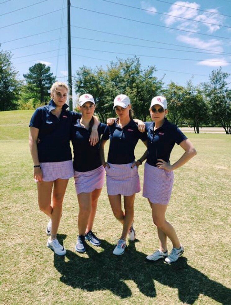 selizabethgolf's tweet photo. The bigger the dream, the more important the team 👭👭. #secustom https://t.co/04eoJvkryo