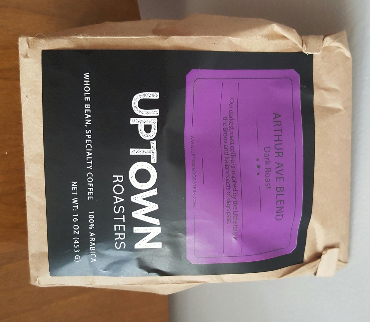 Weekend vibes! <a href="/uptownroasters/">Uptown Roasters</a> #ArthurAve  blend ☕ #directtrade #coffee #thebronxdoesitbetter