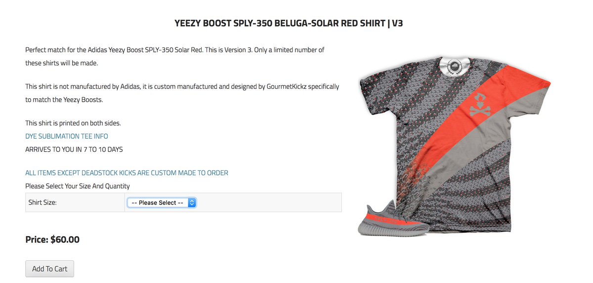 yeezy beluga shirt