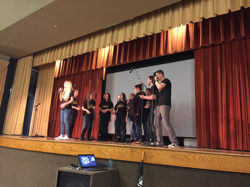 Performance by Bottom Line at Parents' and Families' weekend. I was blown away!