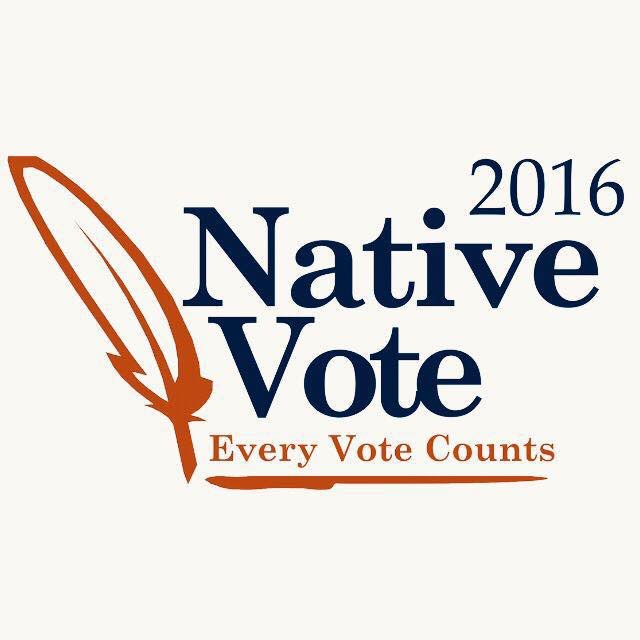 IndigPoli's tweet photo. Good working being done to promote #NativeVote2016 in US Election, follow: @TrahantReports @NatAmericanVote @nativevote @NCAI1944 #USpol https://t.co/WwY54U9KeH