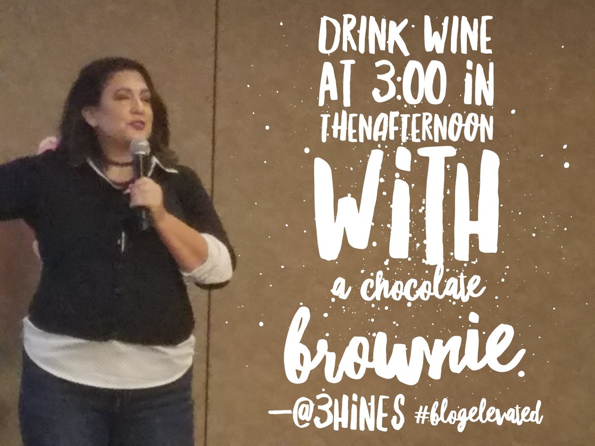 It's ok. Really. Drink wine at 3:00 in the afternoon with a chocolate brownie. @3hines #BlogElevated