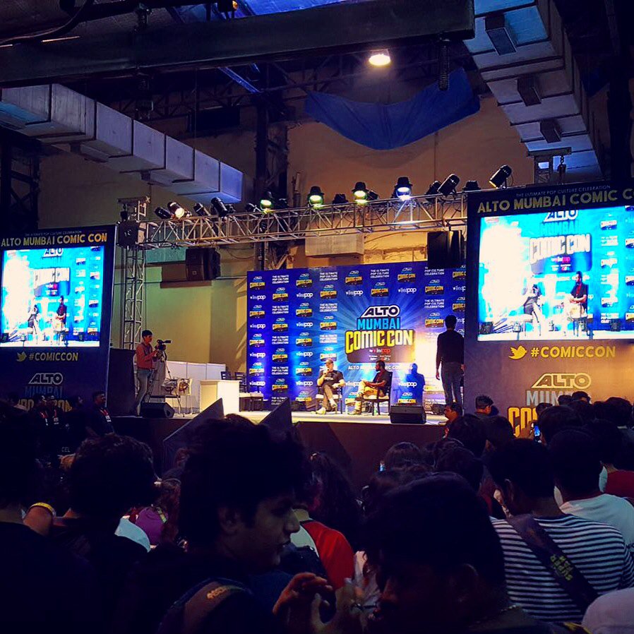 ziryabfilms's tweet photo. Packed house in #ComicConMubai 2016. Did you meet our team? @naukavi @raghavm304 #ACurseIsUponUs https://t.co/KEXKmoeFcb