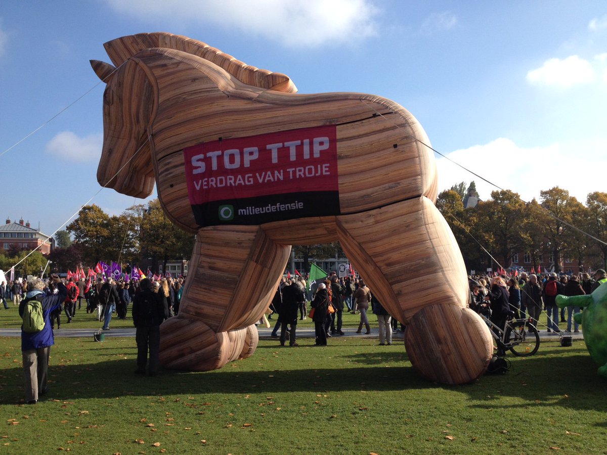 ElineVulsma's tweet photo. Demonstreren doe ik niet vaak, maar dit onderwerp vind ik echt belangrijk #stopttipceta #stopceta https://t.co/bzc3tH5LzG