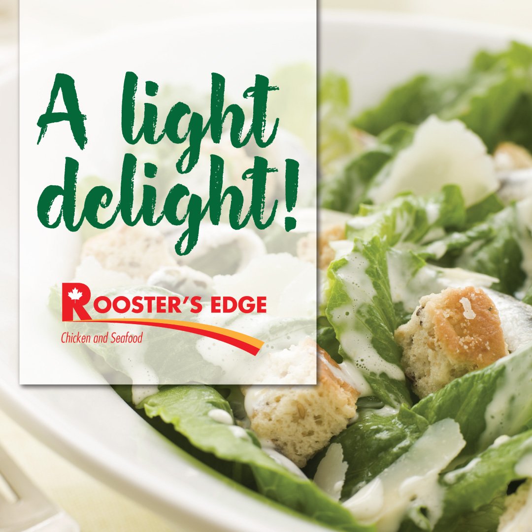 RoostersEdge's tweet photo. Try our lighter options today! #caesarsalad #healthy #Mississauga https://t.co/i38vtwtNIa