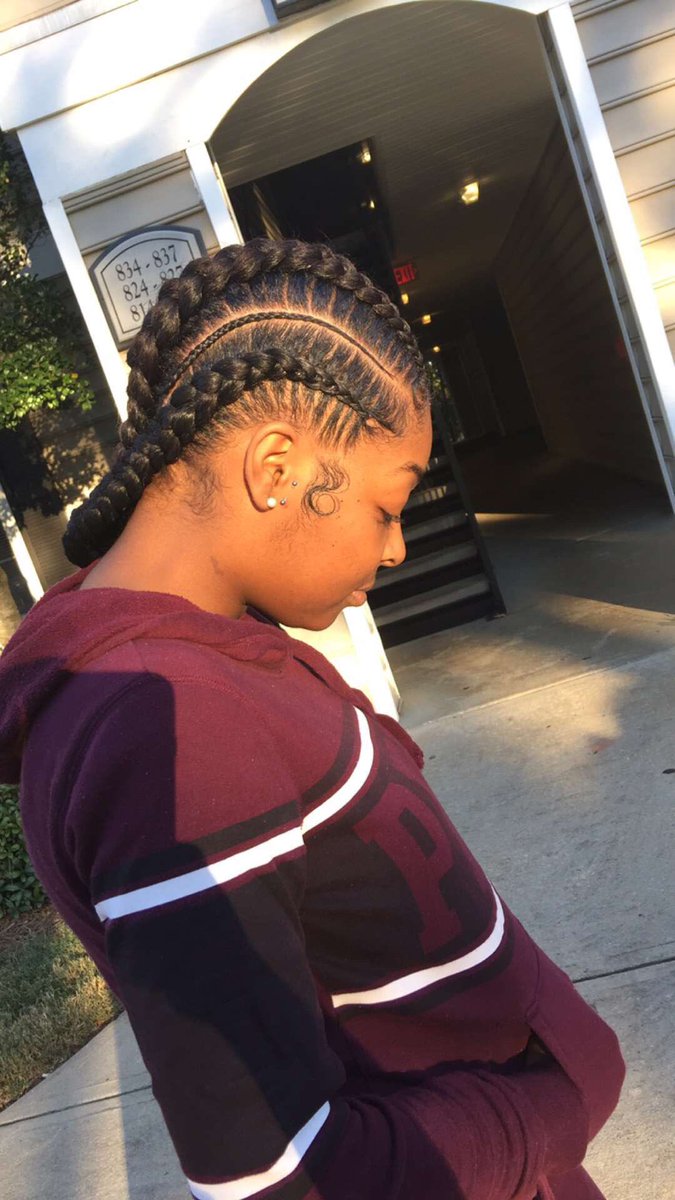 Its_Noya's tweet photo. #noyadidit #feedinbraidsatl #feedinbraids #cornrows #cornrowsatl #booktoday 👌🏽 https://t.co/Cul5sqZnyw