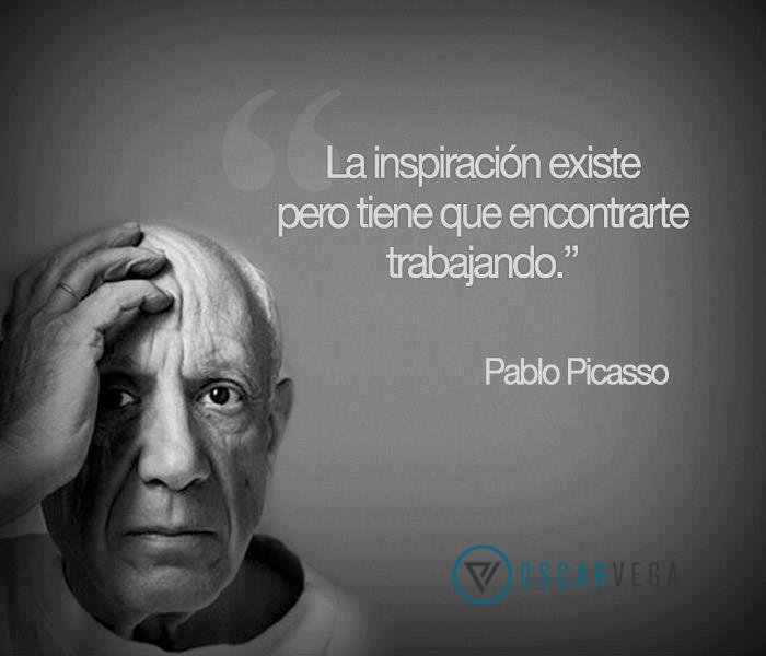 o_vega's tweet photo. La inspiración existe pero tiene que encontrarte trabajando… #ingresoX2 https://t.co/btLmacEzYc https://t.co/Aj9hQsn6cw