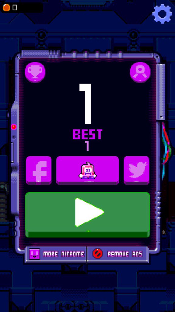Got 1 at Platform Panic! Can you beat me?! nitrome.com #Nitrome #Retro #PlatformPanic