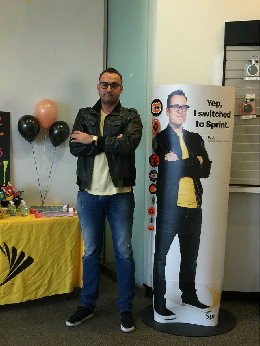 AlexGhai's tweet photo. Here's @Arch_Telecom's own version of Paul ready to crush it today with #SSUT. Not bad huh😏 @sprintdlrsrock @marceloclaure https://t.co/SB8LvkkIW8