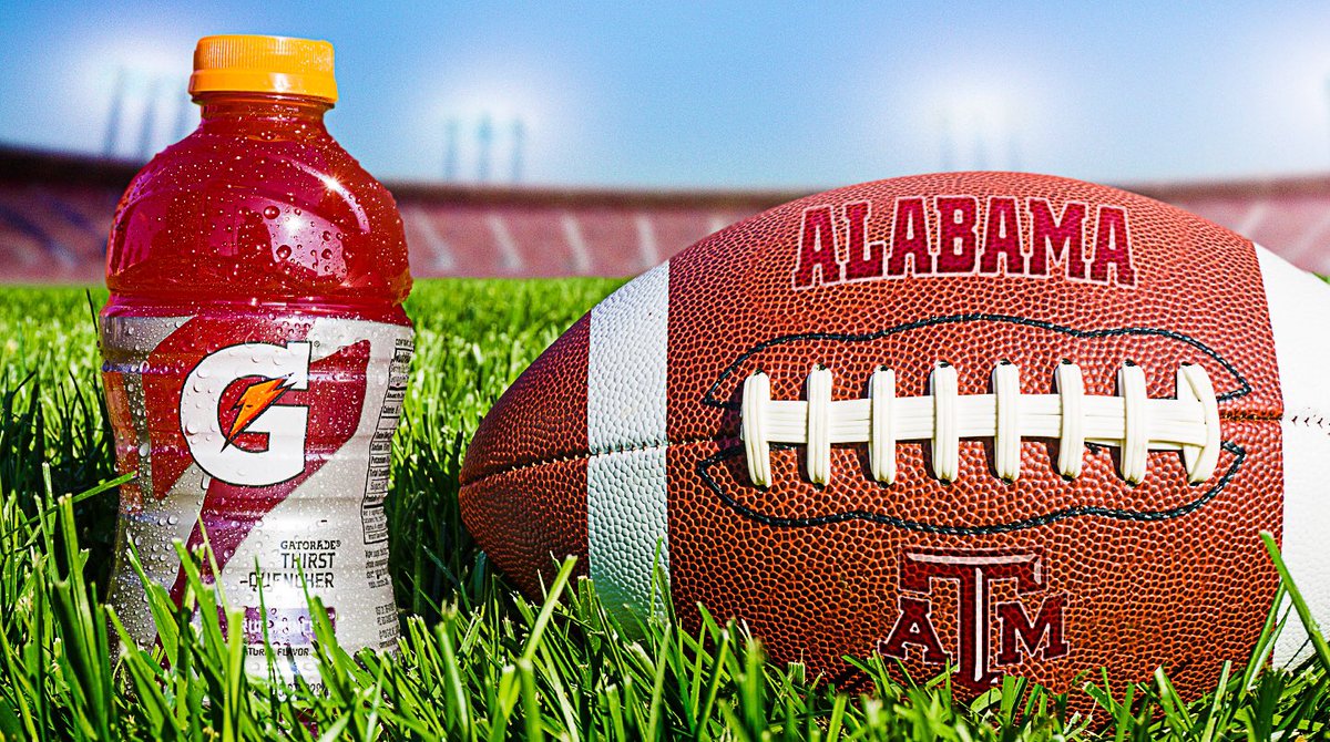 Familiar foe. Same fuel. Sweat makes the difference. <a href="/AlabamaFTBL/">Alabama Football</a> <a href="/AggieFootball/">Texas A&M Football</a>