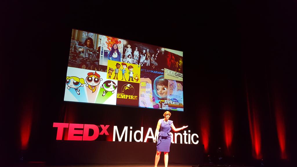 "we run the risk of creating a world that does not work for everyone if we don't include everyone in its creation" @jacromm #TEDxMidAtlantic
