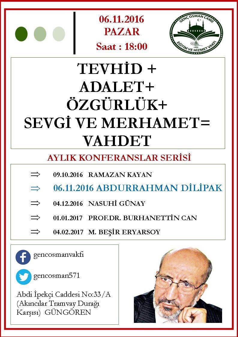 FaizleMucadele's tweet photo. #TevhidAdaletÖzgürlük Sevgi ve Merhamet= #Vahdet #VahdetAmaNasıl Konferans: 6KasımSaat18 @aDilipak @Gencosman571 'de https://t.co/RXKDXtRsFY