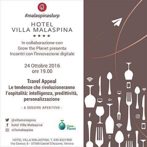 CarloVischi's tweet photo. Lunedì appuntamento a #Verona con #malaspinaslurp protagonista @mkl ! Vi aspettiamo #innovazione #digital #turismoagrifood #travelappeal https://t.co/aIcWV9FUiU
