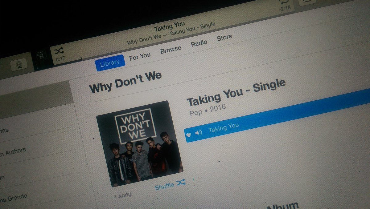 whydontweID's tweet photo. So I was borrow my mom's MacBook and I open her iTunes and found this. My mom is sooo lit! I love her so much! #WDWTakingYou
@whydontwemusic https://t.co/isJG0n9m0a