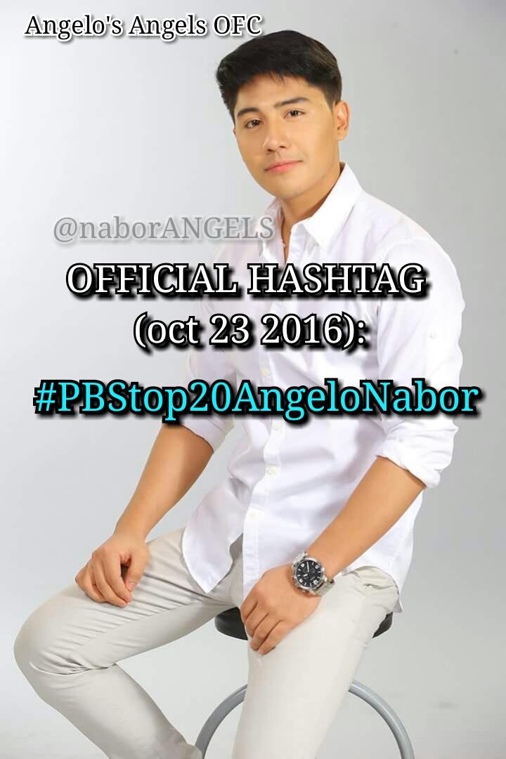 naborANGELS's tweet photo. OFC hashtag for tonights' episode.
@boyband_angelo @TeamAngeloNabor @AngeloBelievers @AngeloRocksOFC 
#PBStop20AngeloNabor https://t.co/TtEN1PKpcU