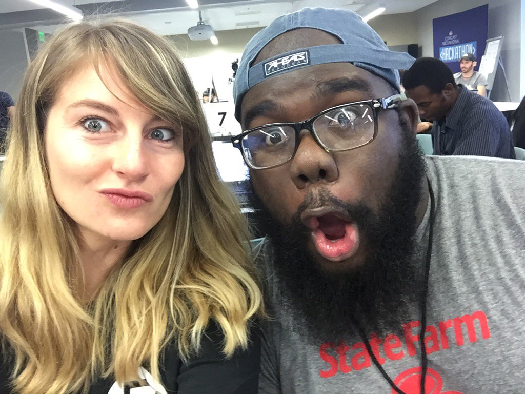 foxyaura's tweet image. @_darkfader is our hackathon DJ #keepcalmandcode #NBCUinnovation