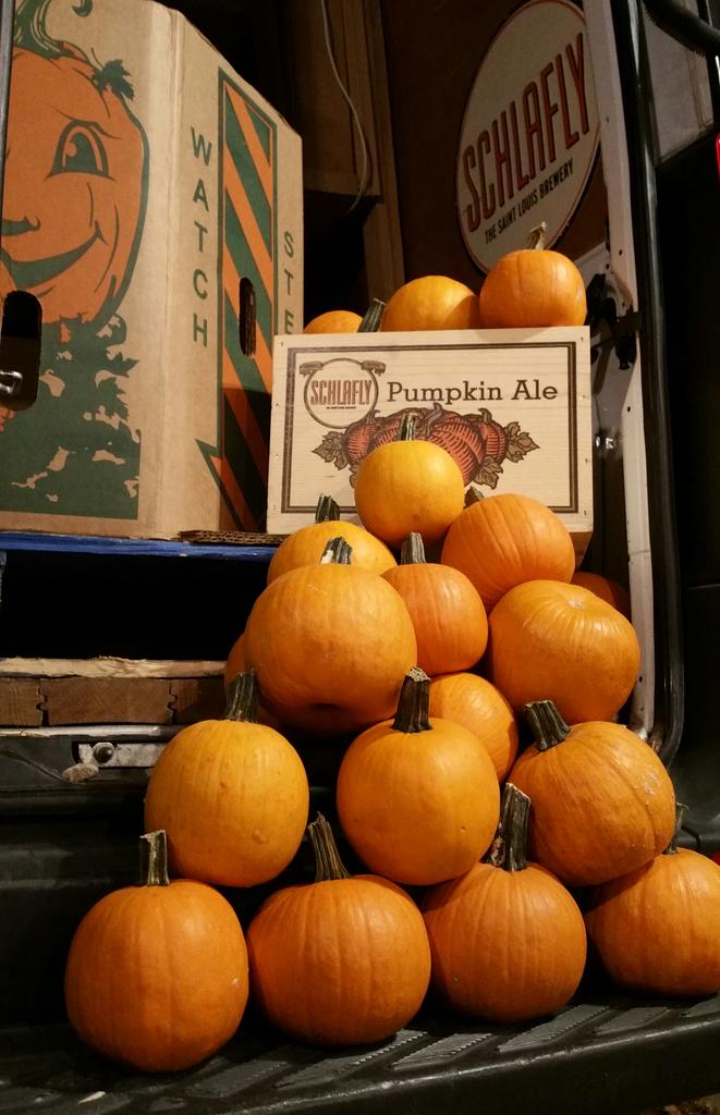 flickjac01's tweet photo. Cheers to fall weather, and delicious @Schlafly Pumpkin Ale! #drinkmobeer #pieinaglass https://t.co/aLkfyIMxkU