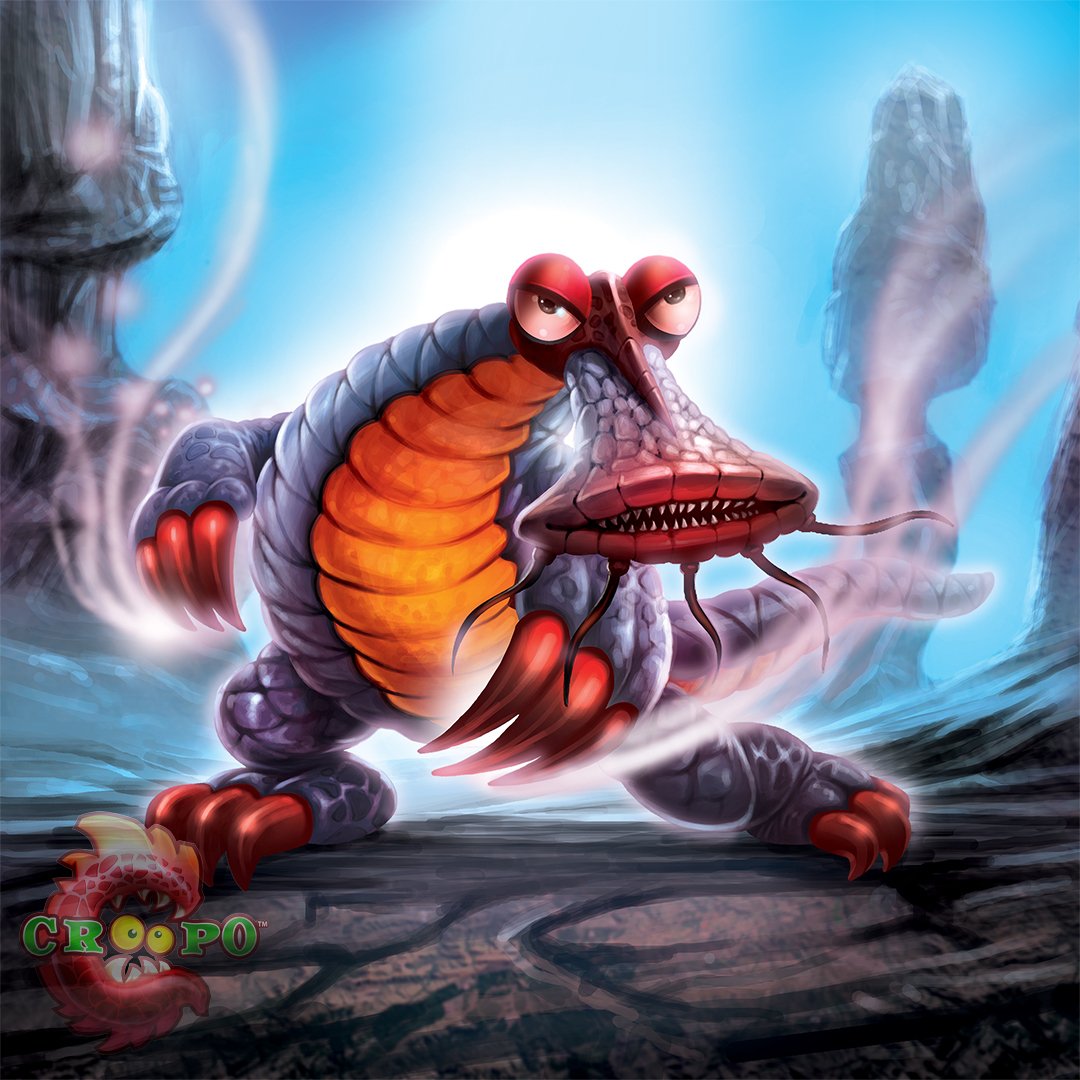 croopotcg's tweet photo. Bloodsucker - artwork from Croopo: The Trading Card Game #cardart #tcg #fantasy #creature #kickstarter https://t.co/sz06FCHmOC https://t.co/jm5qj9cJtT
