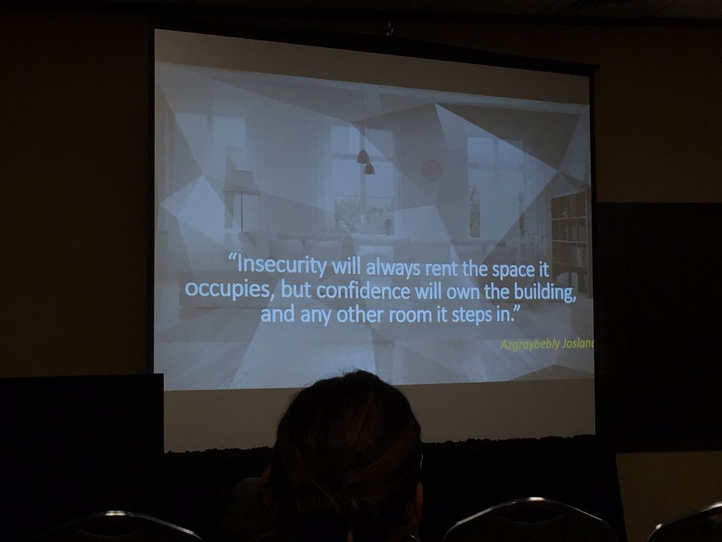 HeveyT's tweet photo. Take always... #NAWMBA2016 FIND that kickass CONFIDENCE https://t.co/1ACNWMzZgW