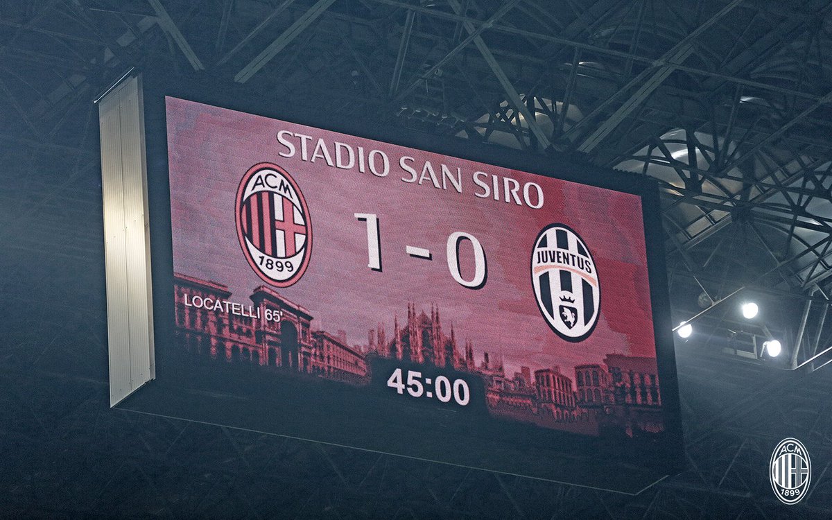 Milan, l'è on gran Milan ❤⚫
#MilanJuve 1-0