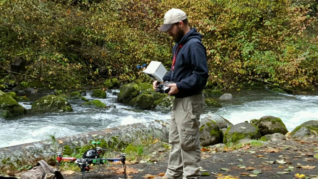 MountainWaveSAR's tweet image. Drone team finishing a search area.