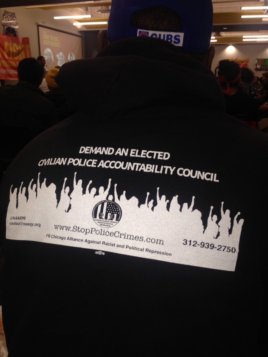 freedomrideblog's tweet photo. #ILPSUS2016 conference in Chicago. Right to resist, right to exist. #right2resist
Community control of the police! @NAARPR https://t.co/ETQByCYbEc
