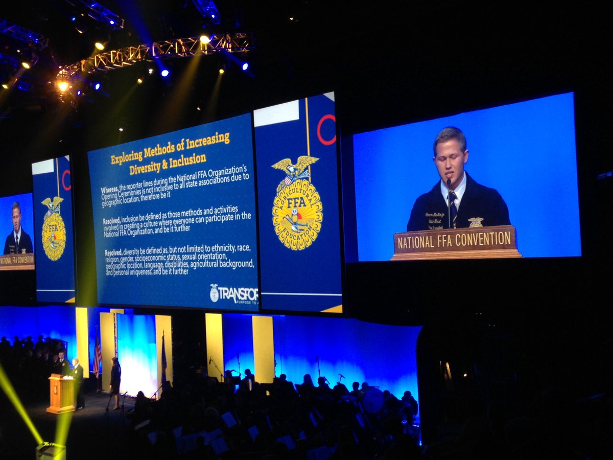 mrjack1978's tweet image. Happiness is TX FFA First VP @c_mckinzie11 presenting his convention committee report on the big stage! #txffa