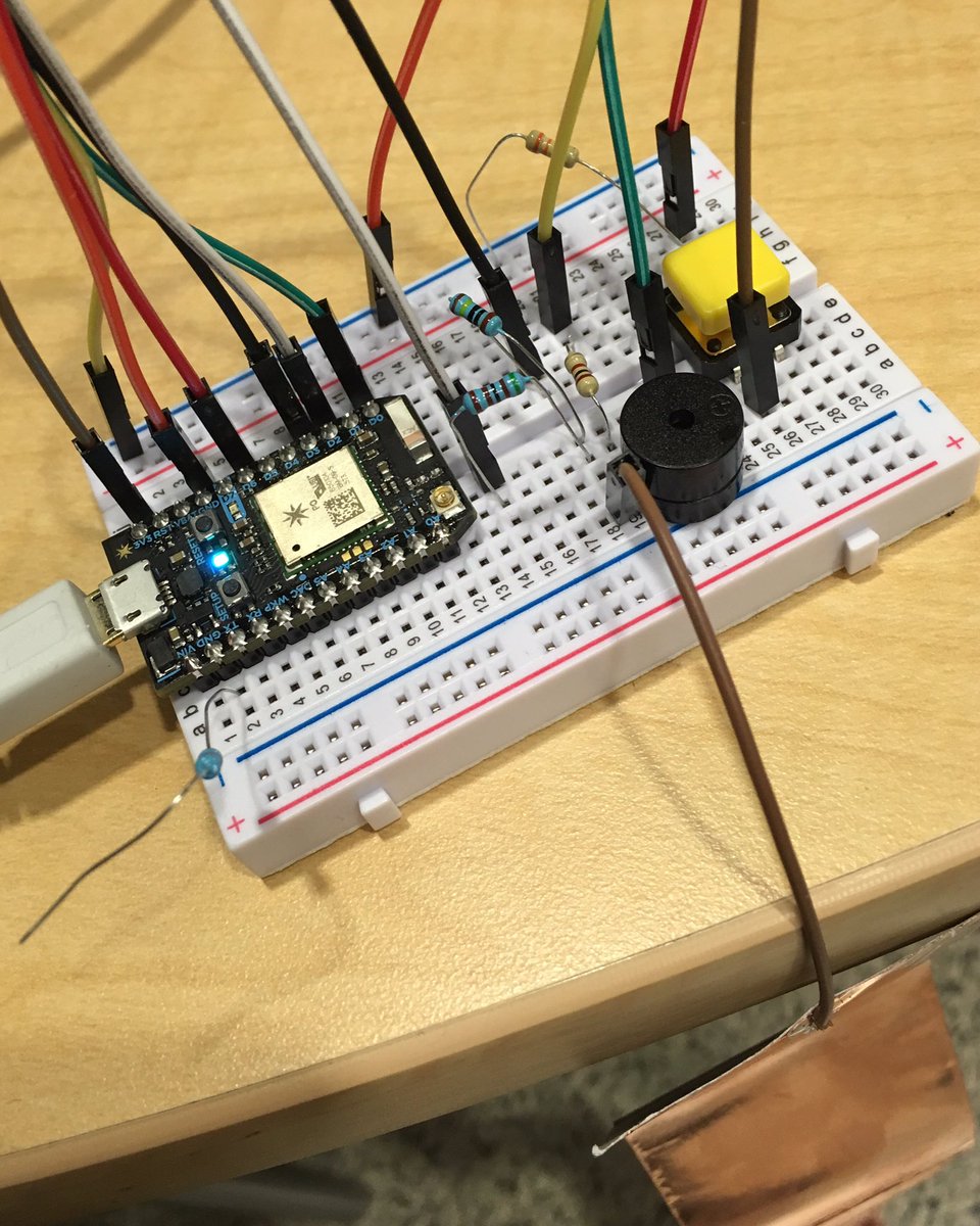 chrylarson's tweet image. Thank you @particle for helping #TeamRandom at #iothackday