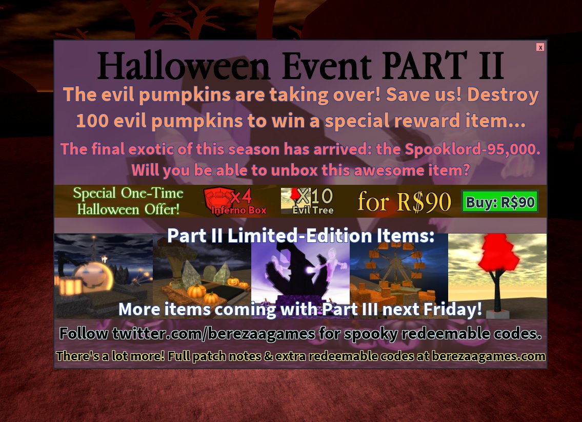 Andrew Bereza On Twitter Part Ii Of The Miner S Haven Halloween Event Is Live Will You Be Able To Collect 100 Evil Pumpkins Https T Co Wwdf9kwsuw Https T Co Hxatpcmuwr - roblox codes for miners haven 2016 october