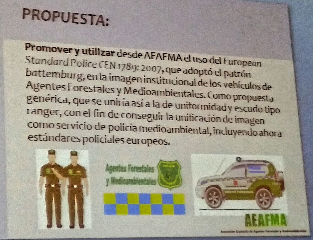 aamaa_es's tweet photo. Propuesta aprobada por mayoría en  #AEAFMA2016 . Imprescindible   imagen homogénea para #AAMM #AAFF #PoliciaMedioambiental en todo el estado https://t.co/x1mZIgWc0H