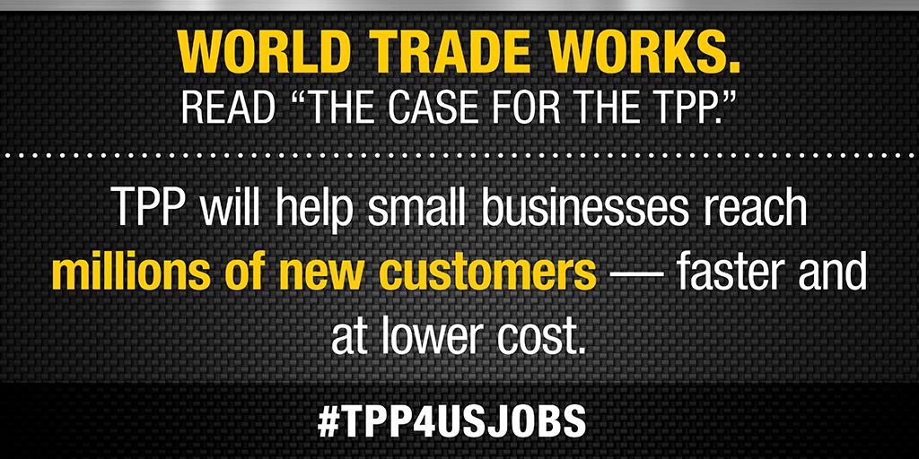 98% of the U.S. companies that export are small and medium-sized businesses uscham.com/2eut9je #tpp4usjobs