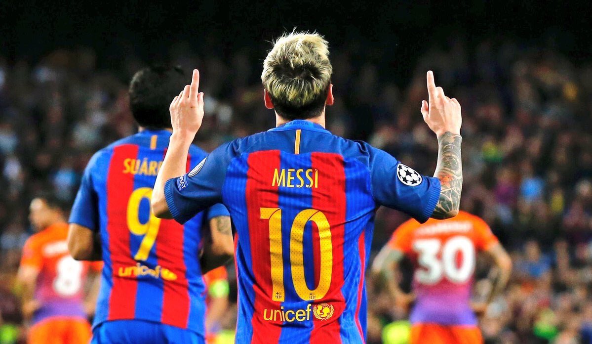 UCLSpace's tweet photo. Lionel Messi in 2016:

Games: 50
Goals: 49
Assists: 29
Trophies: 3

Unstoppable 🙌 https://t.co/mxQVu3iIrt