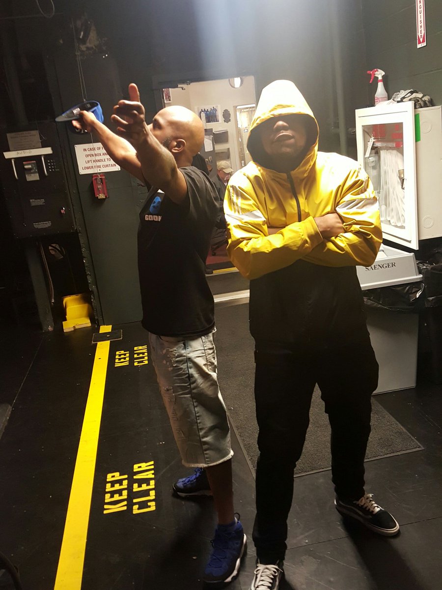 NolaMusicAwards's tweet photo. .@_MarioDaComic_ + @_AkbarXavier at the venue early getting the vibe right! #NMW16 be here, doors open at 6. BIGGEST show ever. https://t.co/T8f46hxqWA