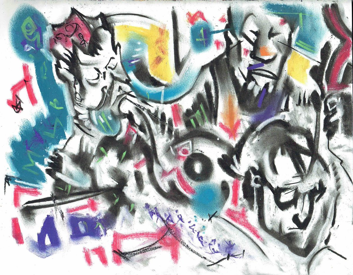 lewisachenbach's tweet photo. @ExSoSt 11X14 in artworks by @lewisachenbach @mcachicago @Mikereedmusic @Steinbassclar #kentkessler #joemorris @artinstitutechi @ILarts https://t.co/rPNuYUemAU