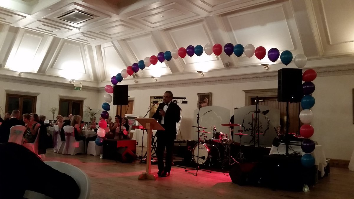 Prof Ramikrishnan opening the Butterfly ball in aid of the Breast Reconstruction Awareness
charity
