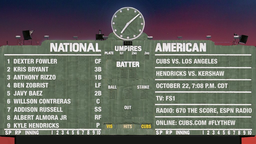 Win and in.

#NLCS Game 6 preview: atmlb.com/2et2qYU #FlyTheW