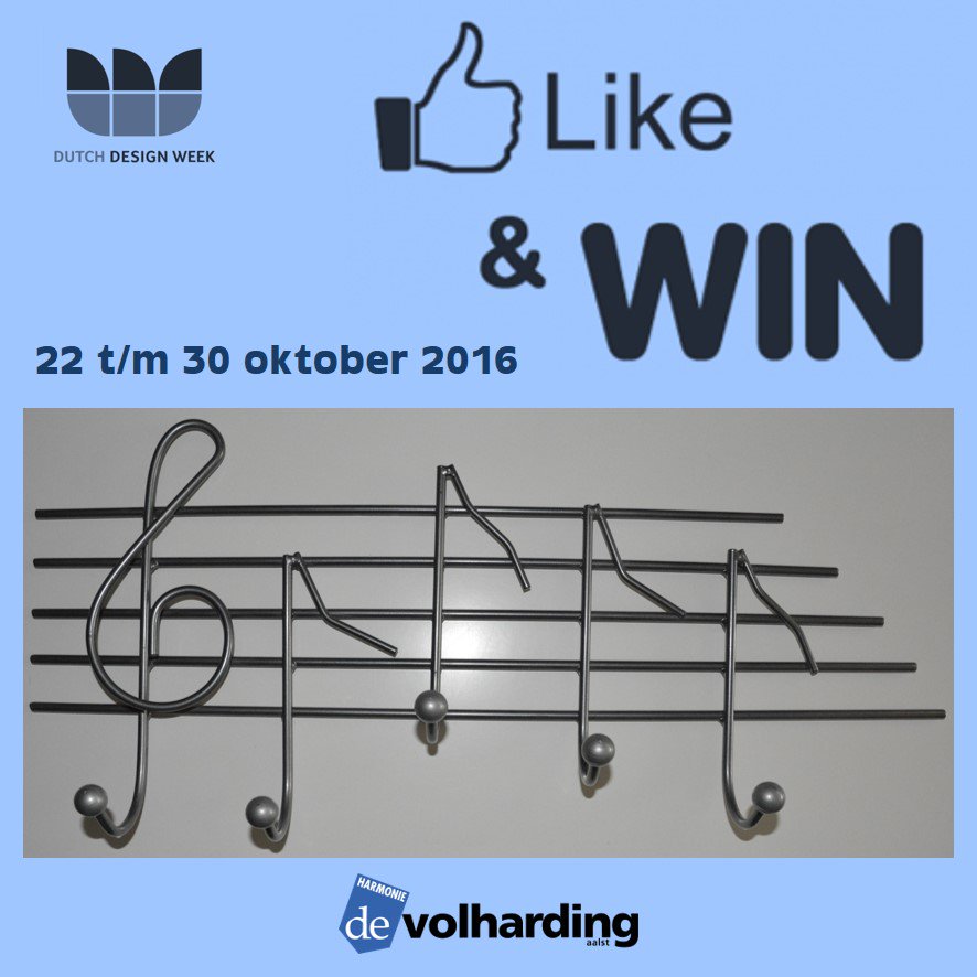 H_DeVolharding's tweet photo. Bij 300 FB likes geven wij deze MUZIKALE KAPSTOK weg! Help ons de 300 te bereiken en laat op FB weten waarom jij deze kapstok moet winnen. https://t.co/vf3qzezwiM
