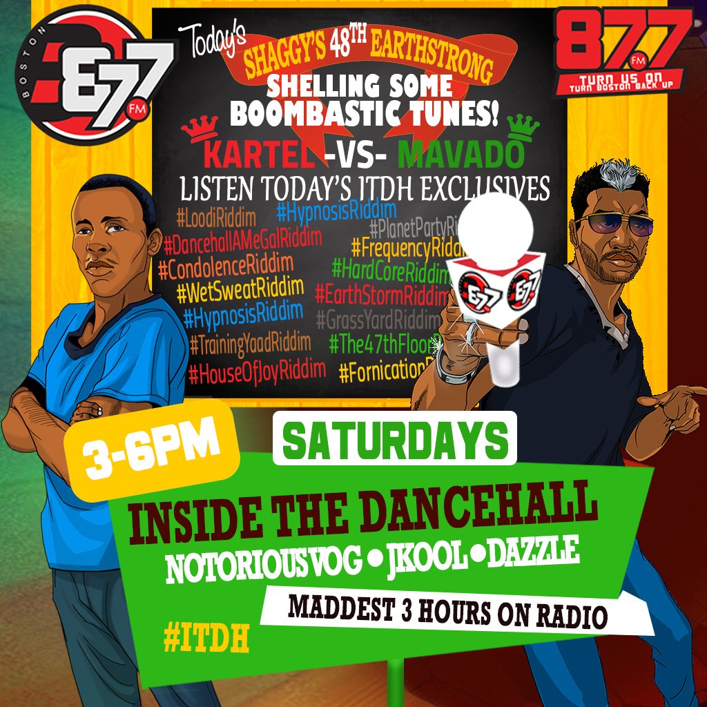 B87FM's tweet photo. Dem Ina Dah Build'N👉🏾Global Dancehall #Now 3pm-6pm #ITDH @NotoriousVOG @JKoolLIVE @KrazyDazzle LISTEN HERE https://t.co/lmCJCFTP3G 🔥🔥🔥🔥 https://t.co/X88AVqEe0O