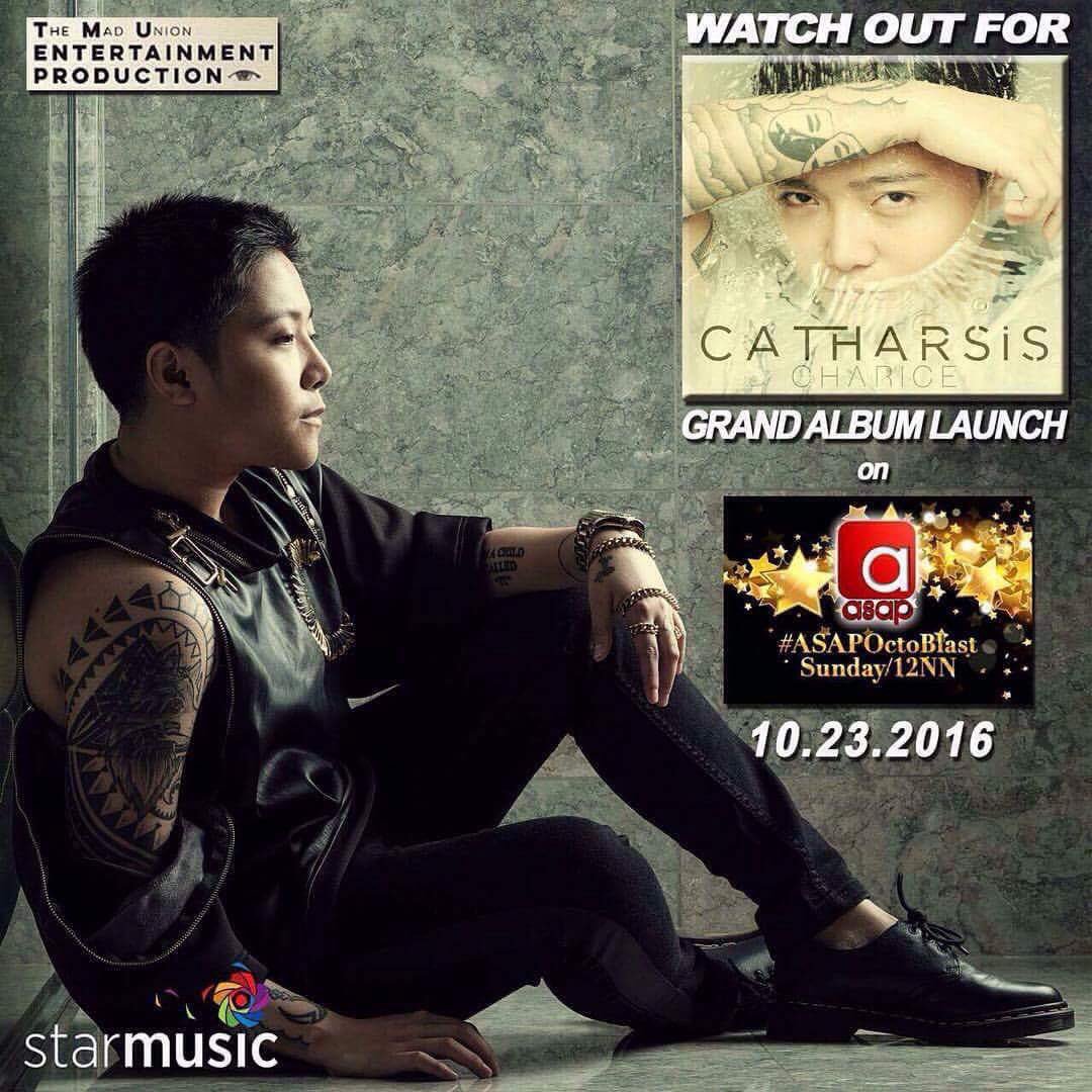 OfficialChaster's tweet photo. Watch Out for Catharsis Grand Album Launch of @OfficialCharice https://t.co/oZ5ng4Mlgf