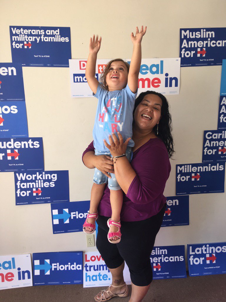 WithHer4Us's tweet photo. Shattering glass ceilings here in South Orlando "1 call, 1 shift, 1 vote at a time!" #FLTogether #SomosFL https://t.co/teptIcKGCg