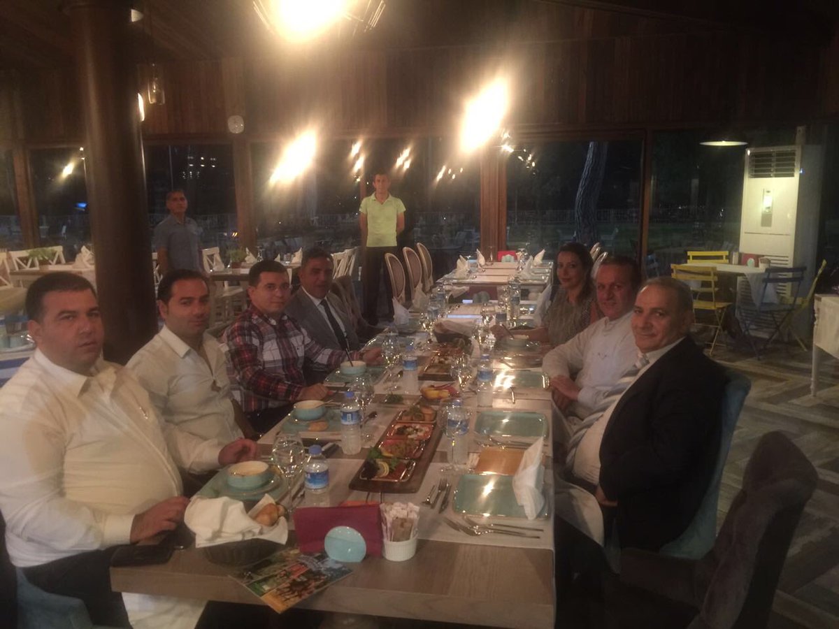 KKTC Turizm ve Çevre Bakanı Sn.Fikri Ataoğlu ve Kepez Bld. Bşk. Sn. Hakan Tütüncü'yü Akşam Yemeğinde Misafir Ettik...<a href="/HTutuncu/">Hakan TÜTÜNCÜ</a> <a href="/BasriCokun/">Basri Coşkun</a>