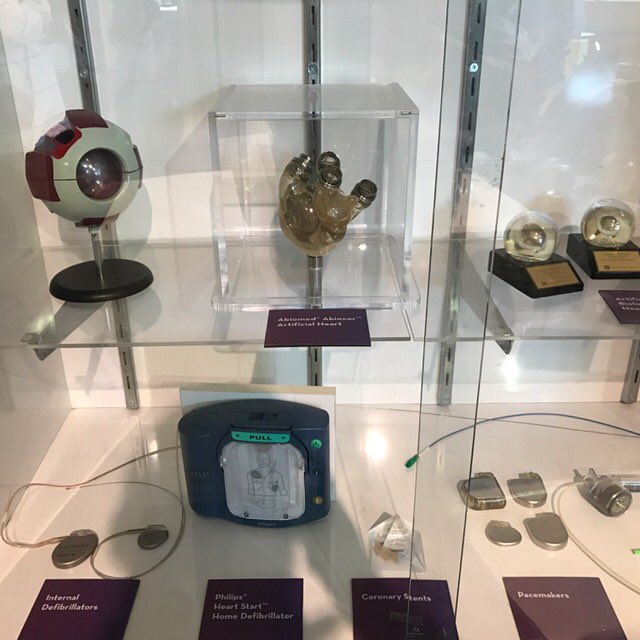 HT <a href="/KerbyHouff/">Kerby</a> visiting <a href="/TheFranklin/">The Franklin Institute</a>
Nice pic of the Abiocor heart
A lot of the blood pumping know how from early years @AbiomedImpella