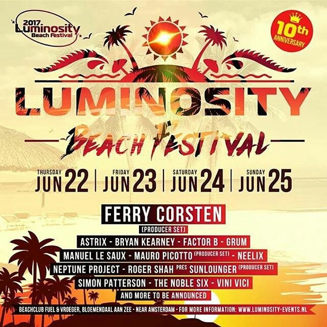 ASOT850Arg's tweet image. Next year😉😎 #LuminosityBeachFestival