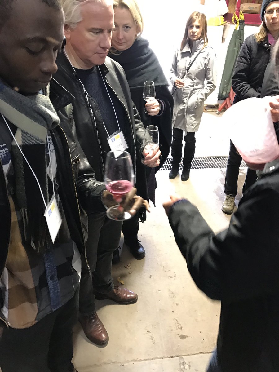 Michael Fagan On Twitter After The Vineyard Tour It Was Tank Samples Barrel Cellar Tasting And Lunch Gbcchca Wine Vqa Grangewinery