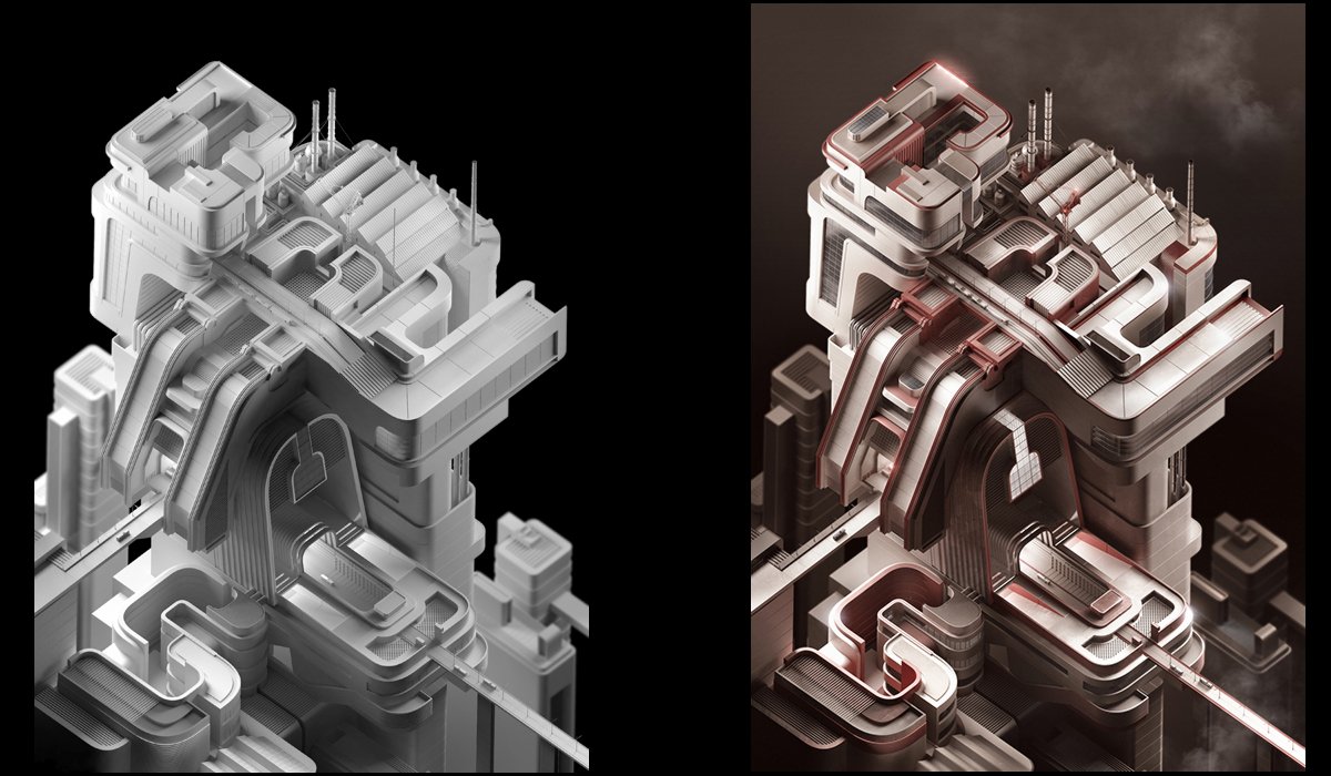 BauhausMovement's tweet photo. From Letters to City © d-Arkroom #Architecture #Digital #Bauhaus #Typography #Art #Buildung https://t.co/vL3HXXa8iy
