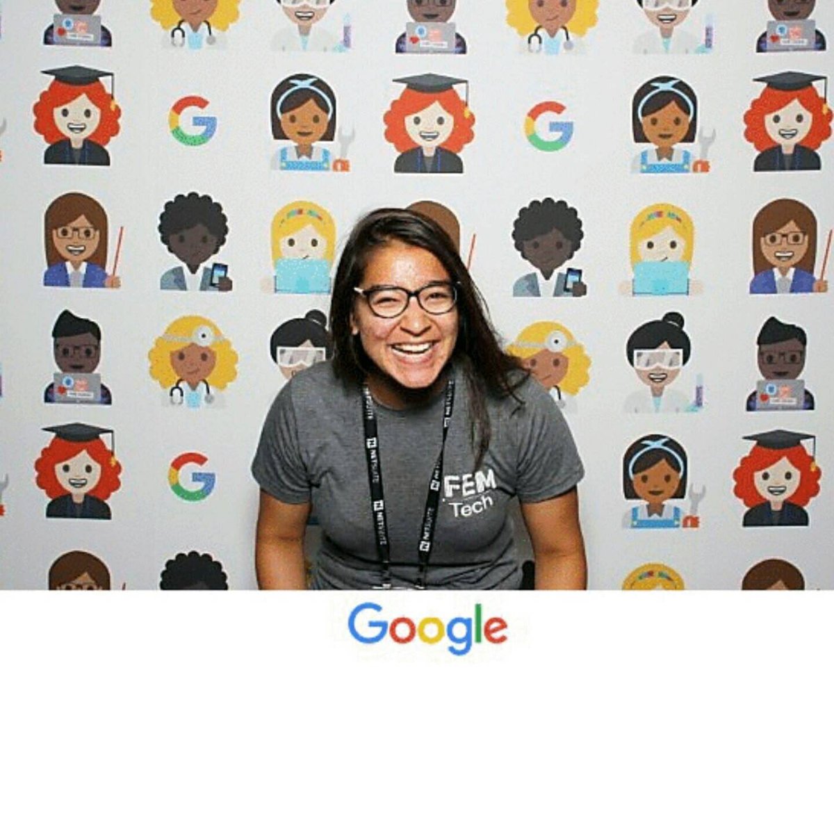 FEMTechBerkeley's tweet photo. Our very own Vice Prezi at #ghc16 ! We are all so proud of you๐๐ฟ๐๐ผ๐๐พ๐๐ฝ#ucberkeley #FEMTechBerkeley #ChangingTheRatio #WomenInTech https://t.co/Bec9tt3Fxq