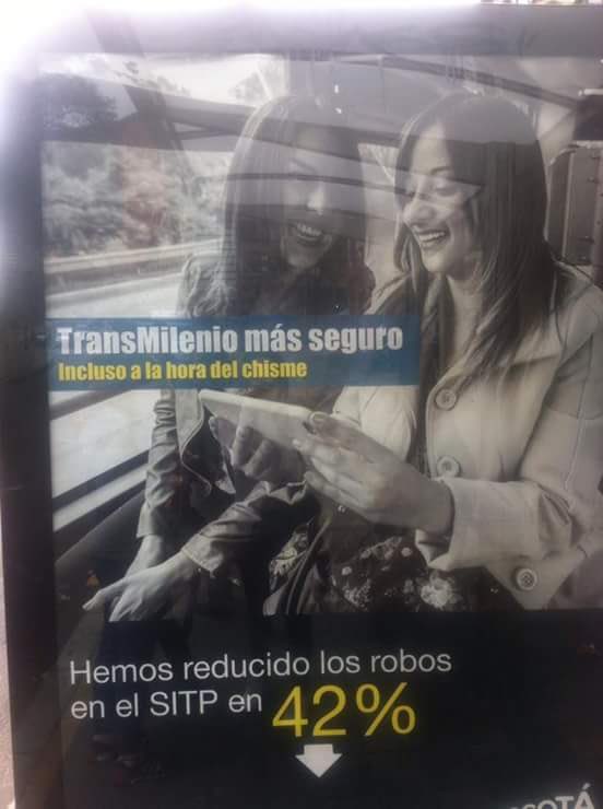 tovarthmarcela's tweet photo. Me siento irrespetada por la publicidad de la Alcaldía donde se refuerza estereotipos @CristinaVelezV @EcastilloVa https://t.co/qosLVfeuAU