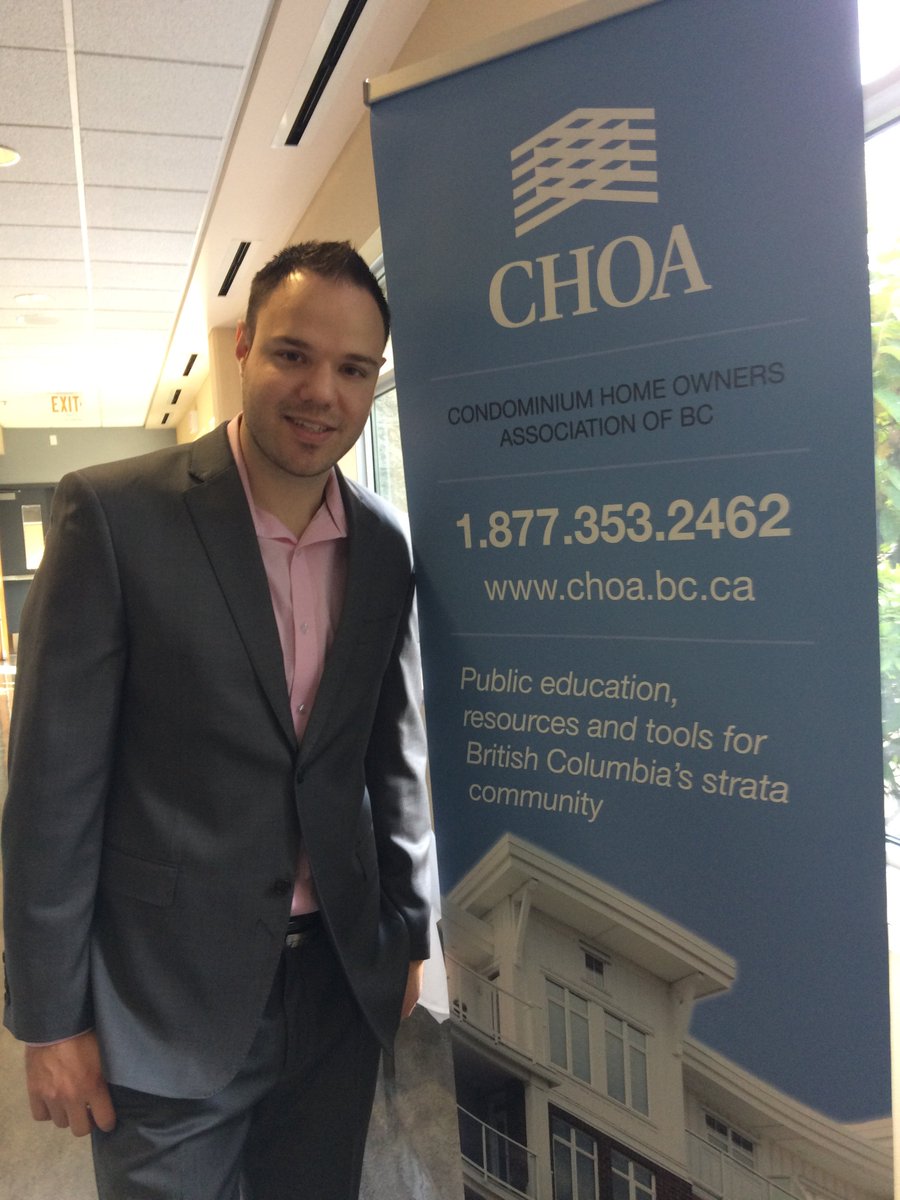 Thank you to <a href="/StrataHelpCHOA/">CHOA BC</a> for inviting me to speak about CRT claims and strata finances at their seminar in Coquitlam this morning.
