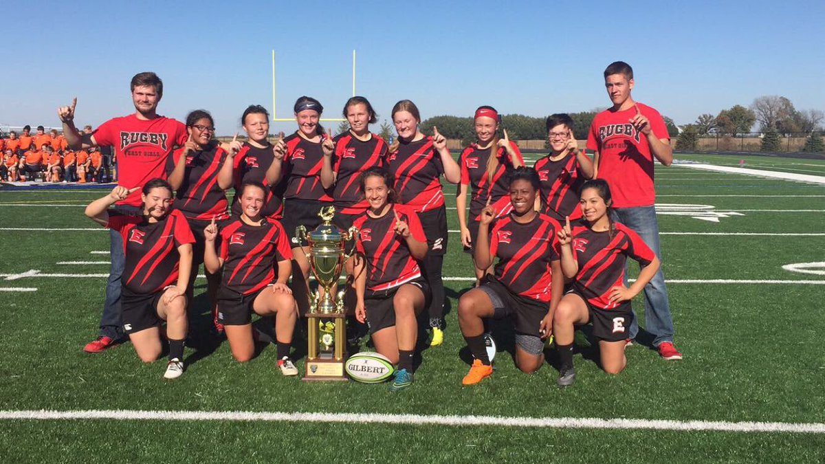 S/O to the Girls Rugby Team for finishing 11-1-1 and becoming the 2016 STATE CHAMPS!!! #Powerhouse 💪🏉🔴⚫️