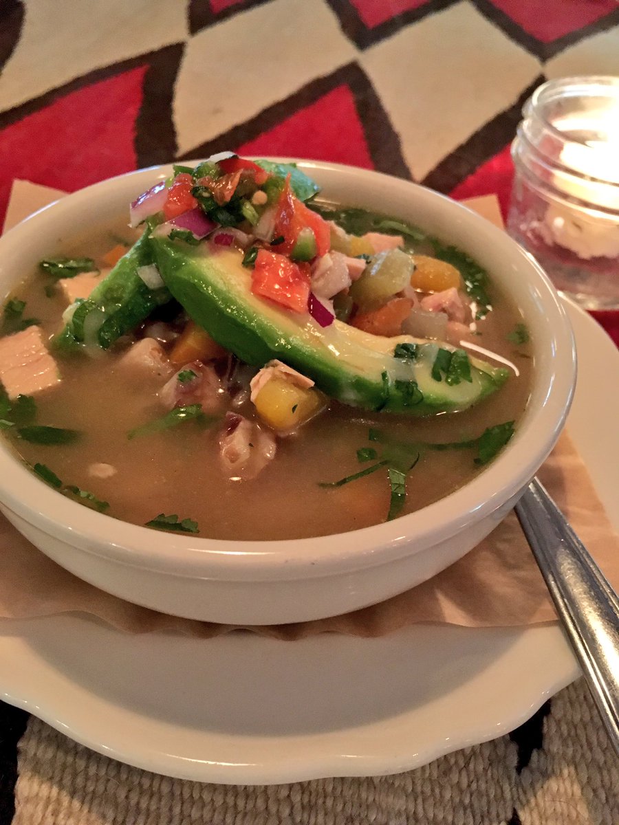 TRUCKRestaurant's tweet photo. Cold weather cure, a warm bowl of New Mexican Posole. https://t.co/dJ8YL1CWFg